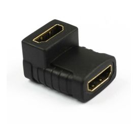 Adattatore HDMI F/F 90° placcato oro