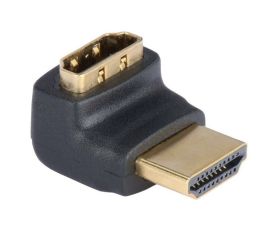 Adattatore HDMI M/F 270° placcato oro