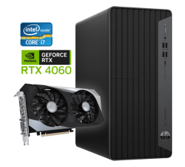 HP EliteDesk 800 G6 Tower - Intel Core i7-10a generazione - 16 GB di RAM - 1 TB SSD - Nvidia RTX 4060 - Win11 - PC di gioco