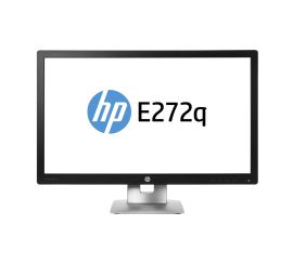 HP EliteDisplay E272q - 27 pollice - 2560x1440 - DP - HDMI - VGA - Nero