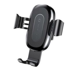 Accessori universali per caricabatterie wireless Baseus Gravity Car Mount Nero/Argento