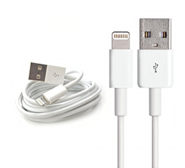 Cavo USB 8 pin per iPhone, iPod | colore Bianco 100 cm