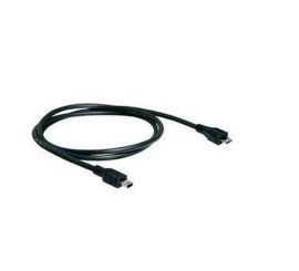Cavo dati Micro USB maschio a Mini USB maschio 1M, nero, supporto OTG