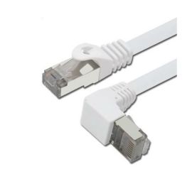 Cavo patch UTP dritto ad angolo retto CAT5e, 150 cm, bianco
