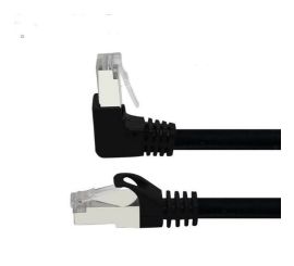 Cavo patch UTP dritto ad angolo retto CAT5e, 500 cm, nero