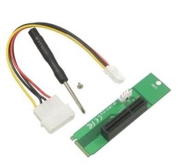 Scheda di estensione da NGFF (M-Key) a PCI-E 4X con cavo di alimentazione (LM-141X-V1.0)