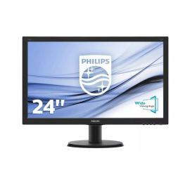 Philips 240V5QDSB - 24 pollici - 1920x1080 - DVI - HDMI - VGA - Nero