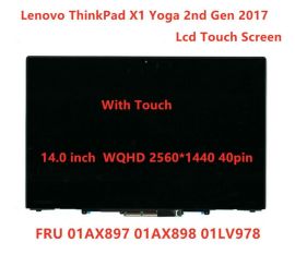Originale 14.0 LED 3K LCD COMPLETO intero assemblaggio per Lenovo ThinkPad X1 Yoga 2nd 2017 01AX897"