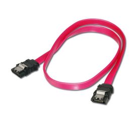 Cavo dati SATA con clip di montaggio XL 50 cm (SATA50CLIP)