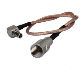 Cavo prolunga antenna TS9 maschio a FME-J (maschio), 30 cm