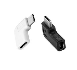 USB-C Adattatore USB-C maschio-femmina con angolo di 90°
