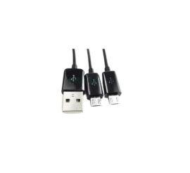 Cavo di ricarica micro USB 2 IN 1 per telefono cellulare o tablet 1,0 M