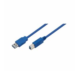 USB 3.0 A maschio a B maschio, blu, 3M, CU0046