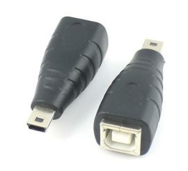 Adattatore USB Mini B maschio a USB B femmina