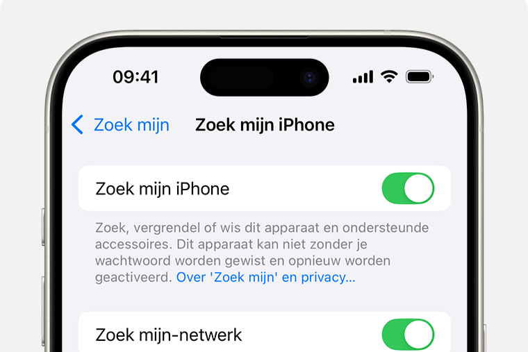 Attiva Trova il mio iPhone