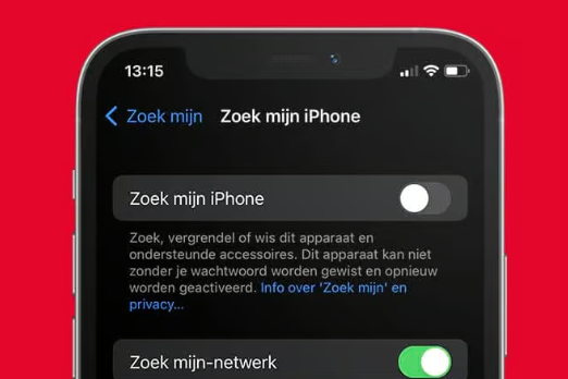 Disattiva Trova il mio iPhone