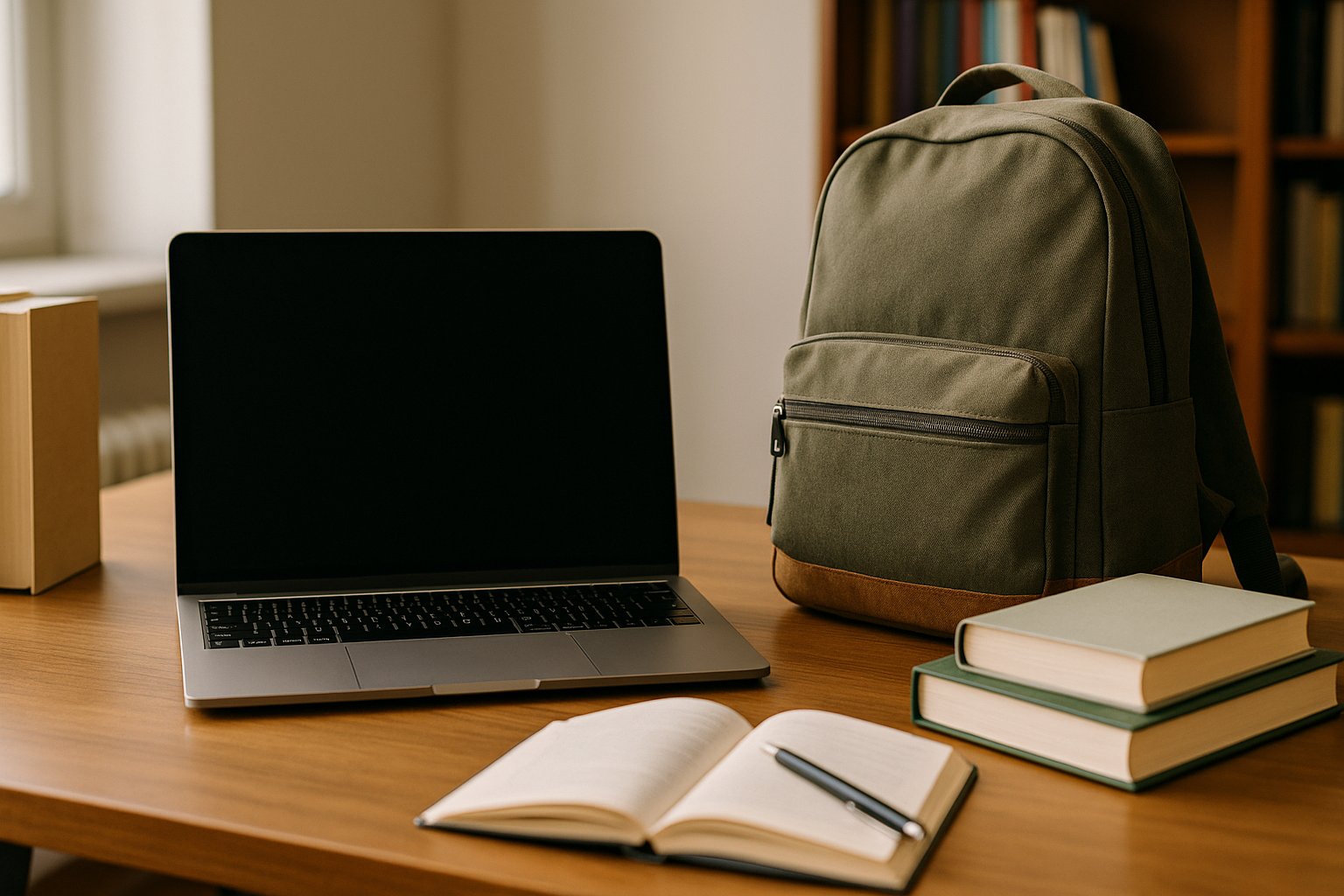 Laptop ricondizionato per studenti Studente con laptop ricondizionato
